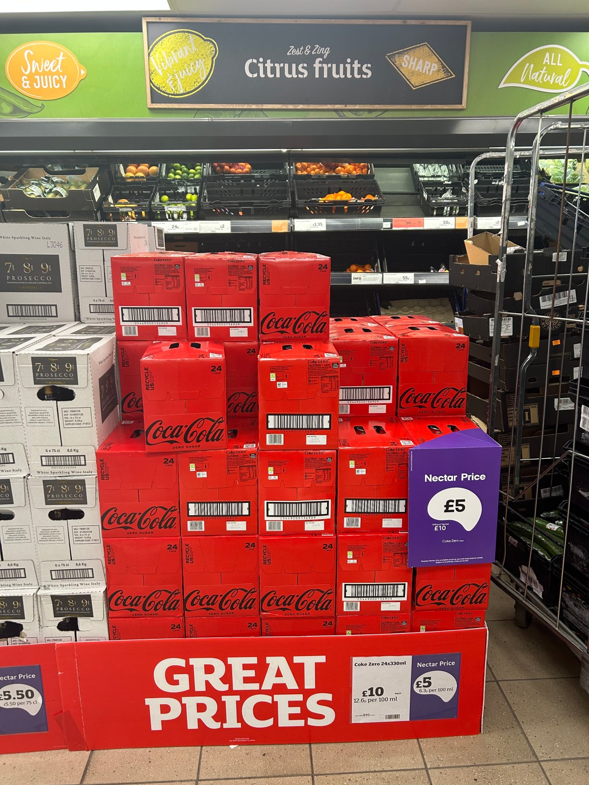 【小曦老師相片膠卷日記】在Sainsbury’s買到一箱24罐只要5鎊的可樂ZERO！