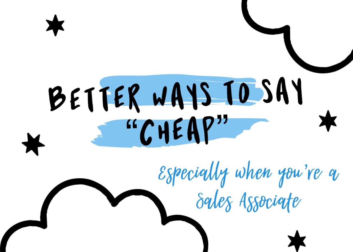 【小曦老師英國生活實戰會話】做為品牌銷售顧問的各位，不要再跟你的客人說「This is cheap」了！