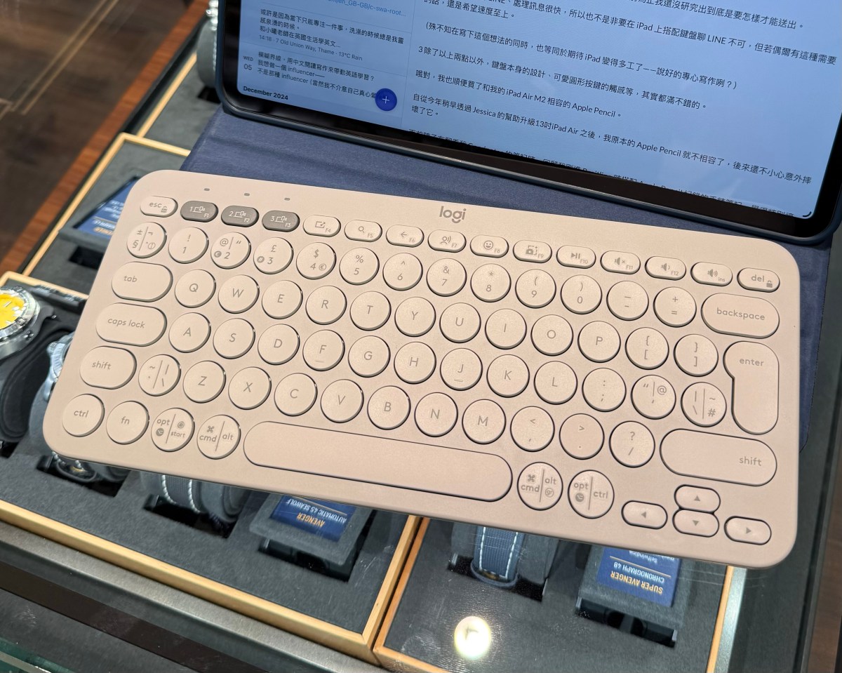 新玩具之羅技藍芽鍵盤 K380S 測試